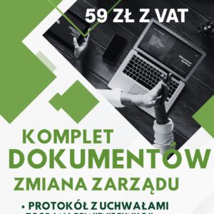 Pakiet dokumentów do zmiany zarządu