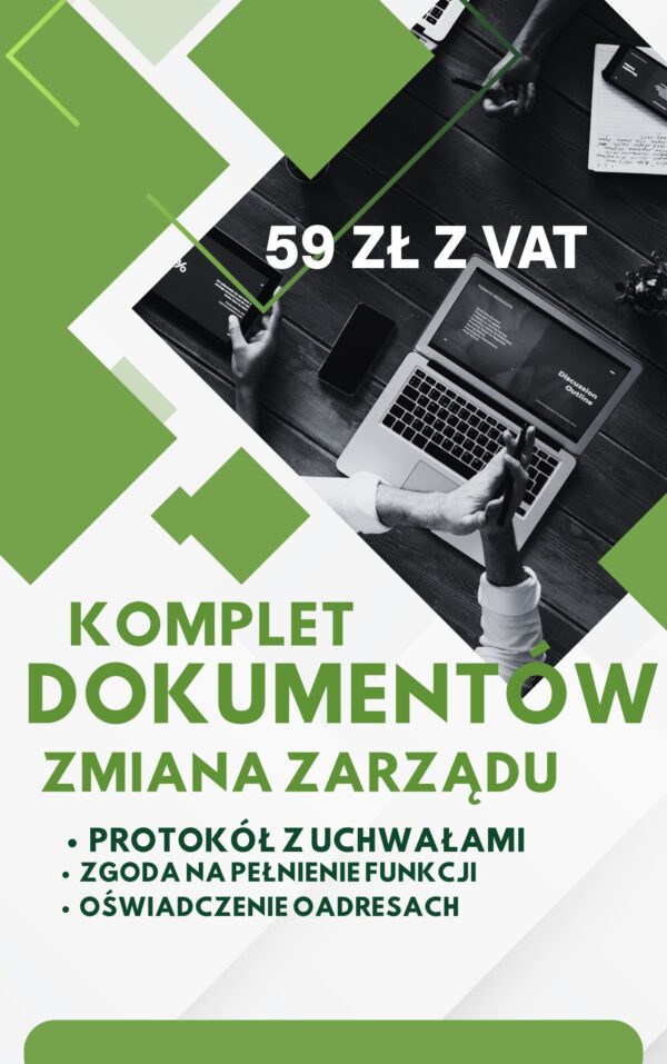 Pakiet dokumentów do zmiany zarządu